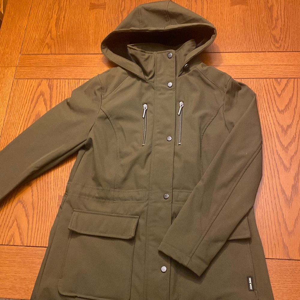 Green winter jacket